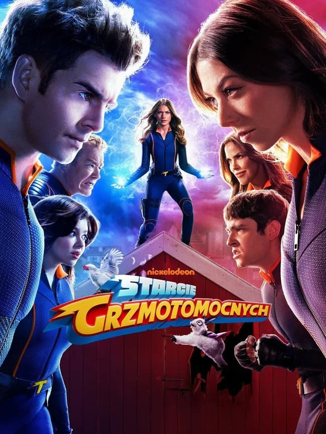 Plakat filmu Starcie Grzmotomocnych
